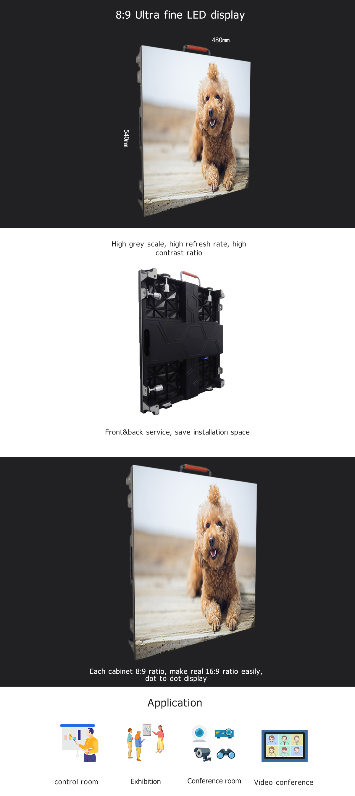 Ultra fine LED display